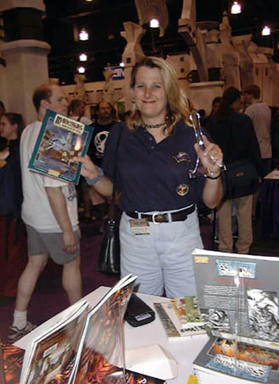 lisa at gen con during the wotc years