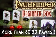 Pathfinder Roleplaying Game: Beginner Box! More than 80 3D Pawns!