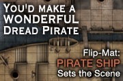 You'd Make a Wonderful Dread Pirate! Flip-Mat: Pirate Ship Sets the Scene!