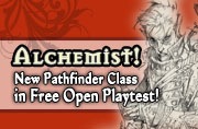 Alchemist! New Pathfinder Class in Free Open Playtest!