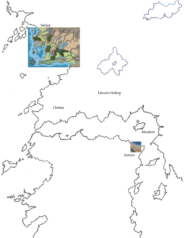 map of varisia