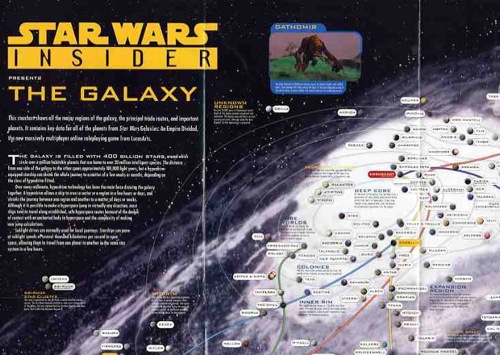 Star Wars Insider: Poster Map of the Galaxy Paizo Publishing, LLC