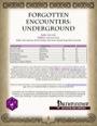 Forgotten Encounters: Underground (PFRPG) PDF