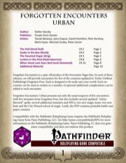 Forgotten Encounters: Urban (PFRPG) PDF