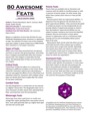 80 Awesome Feats and 2 Crappy Ones (PFRPG) PDF