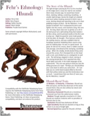 Fehr's Ethnology: Hhundi (PFRPG) PDF