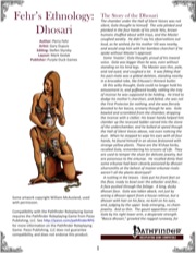 Fehr's Ethnology: Dhosari (PFRPG) PDF
