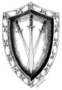 Stock Art: Shields—Swords (Download)