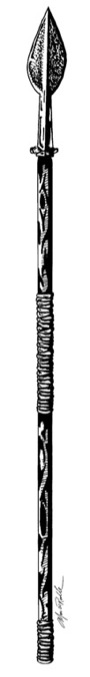 Stock Art: Ornate Spear (Download)