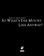 So What's The Mount Like, Anyway? (PFRPG) PDF