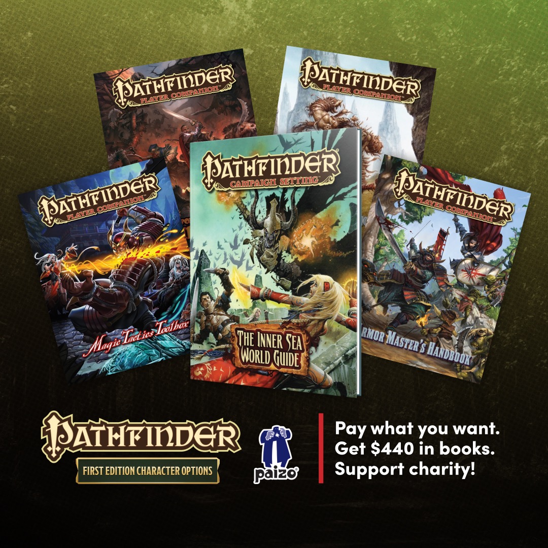 Humble Bundle - 🗺️⚔️Embark on endless TTRPG adventure with this Pathfinder  2nd Edition bundle from Paizo Inc.! 🎲 Get all the core books + a trove of  supplements, sourcebooks, adventures & more.