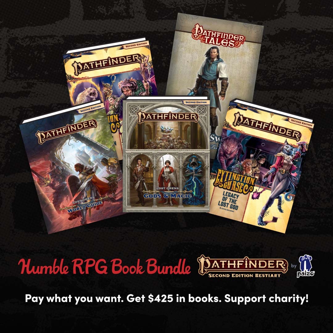 Humble RPG bundle: Pathfinder Second Edition Strength of Thousands