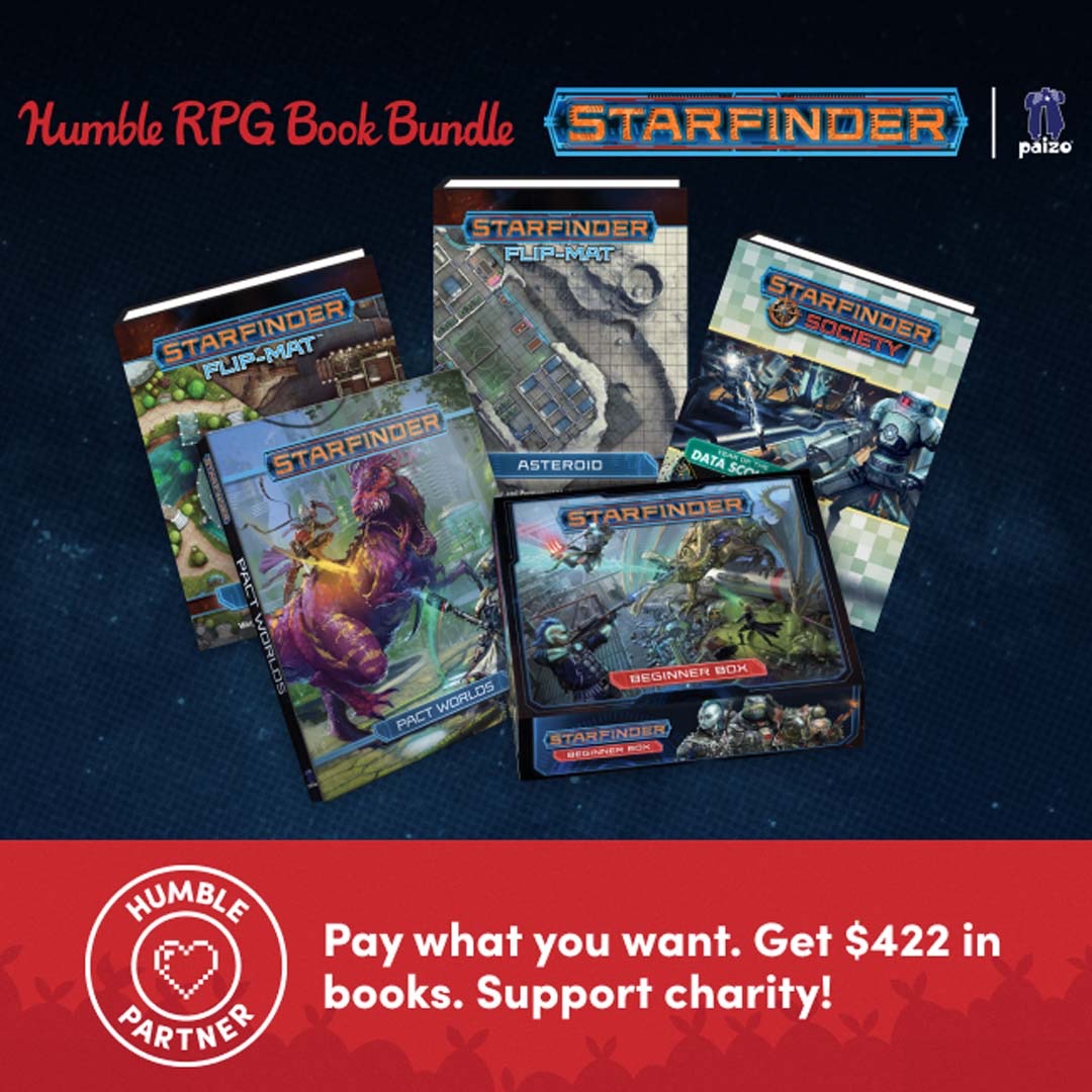 February 2023 Humble Bundle packed with Pathfinder RPG books