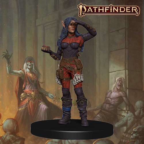 Kingmaker ~ VALERIE, HUMAN FIGHTER #36 Pathfinder Battles rare miniature  D&D