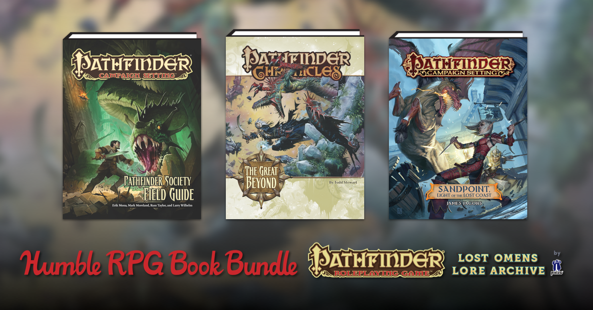 Humble Bundle on X: We're extending our @paizo Pathfinder bundle! Pay what  you want for this awesome set of rulebooks, Adventure Paths & one-offs,  character guides, and more digital resources while supporting @