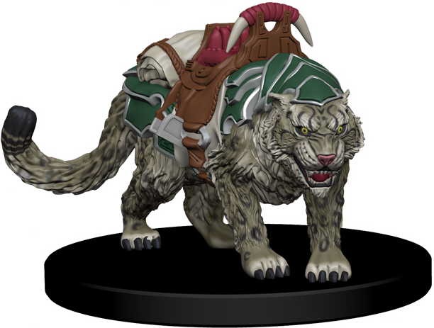Legends of Golarion ~ SNOW LEOPARD #26 Pathfinder Battles miniature cat 