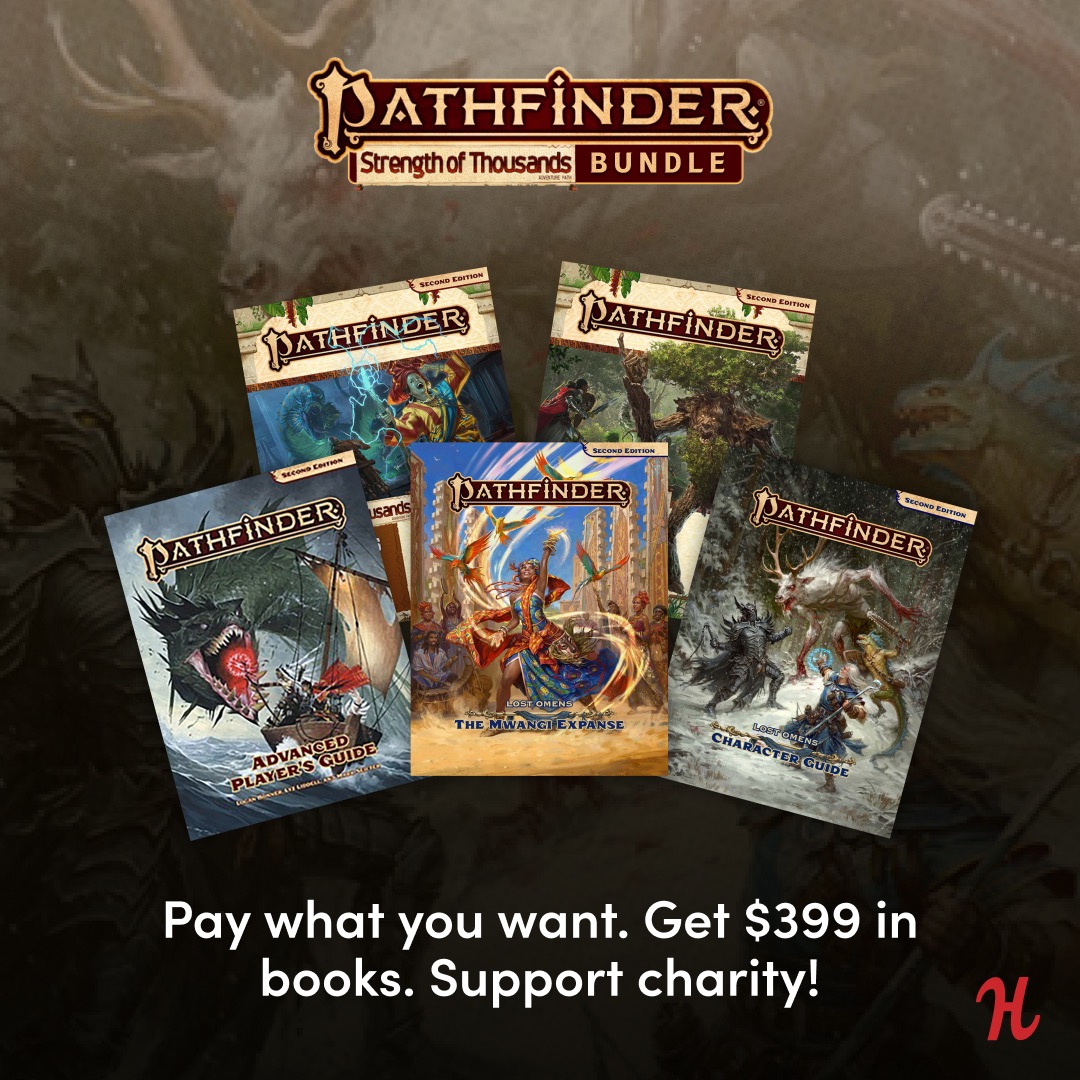 Paizo on X: With OVER 100K bundles sold, Humble Bundle is