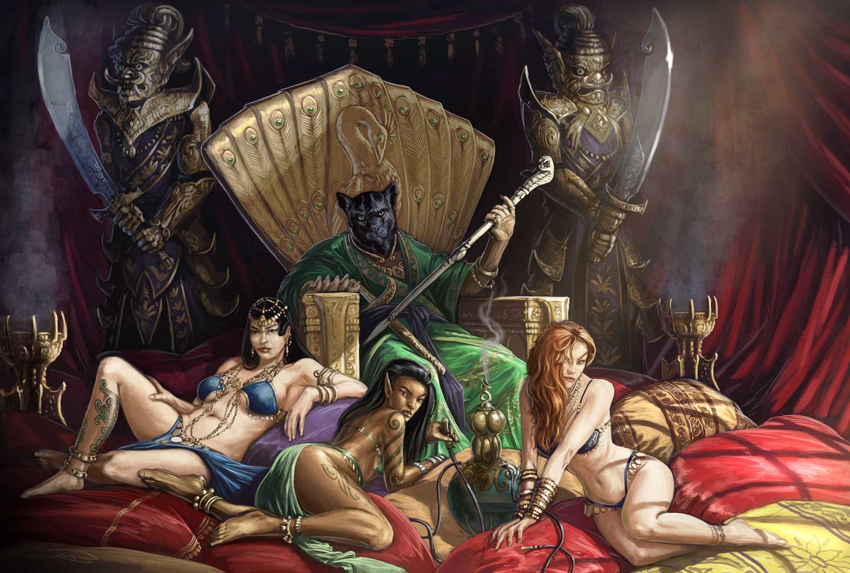 Dnd harem guard book of erotic fantasy