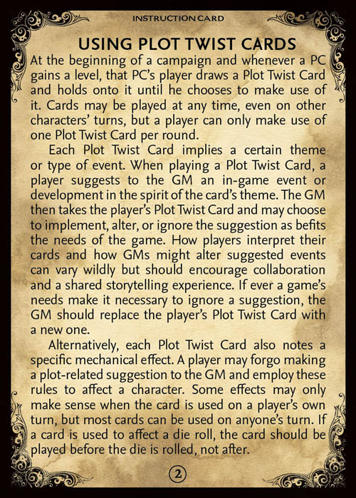  GameMastery Plot Twist Cards