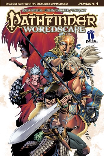 Pathfinder Worldscape Warlord of Mars Humble Bundle map included