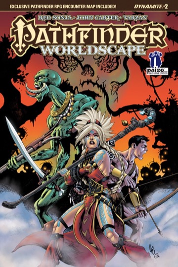 Pathfinder Worldscape Warlord of Mars Humble Bundle map included